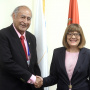 16 October 2019 National Assembly Speaker Maja Gojkovic and the PParliament Speaker of Fiji Ratu Epeli Nailatikau